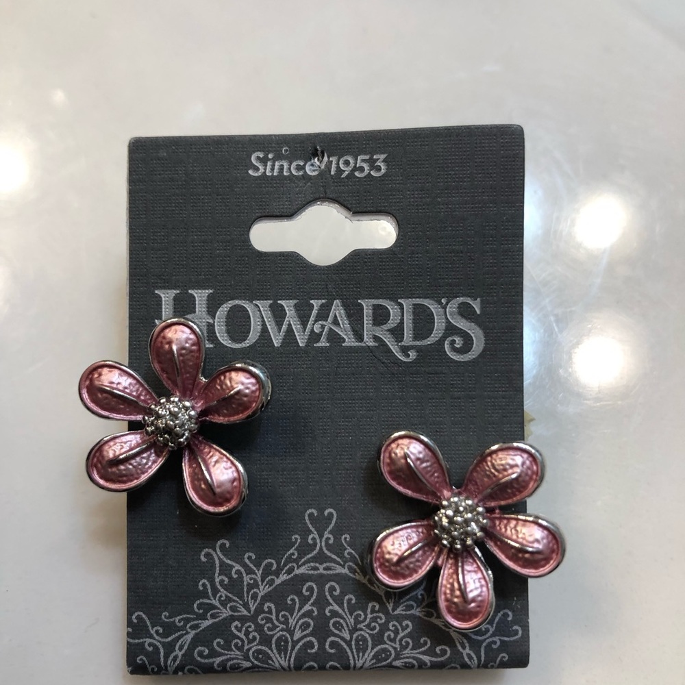 Flower earrings